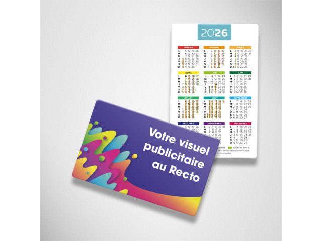 Cartes calendriers