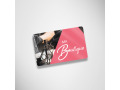 Cartes commerciales PET Brillantes Recto seul