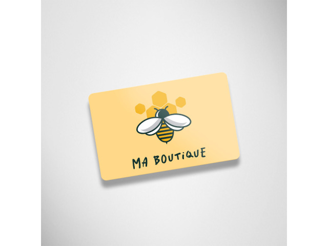 Cartes commerciales PET Mates