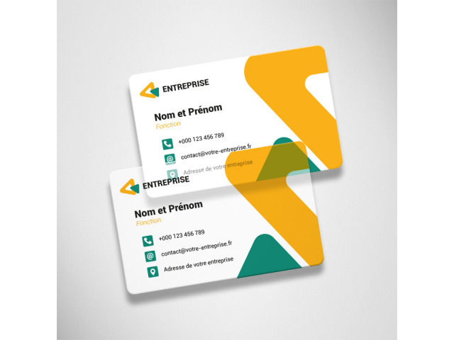 Cartes de visite PVC
