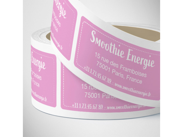 Étiquettes colorées