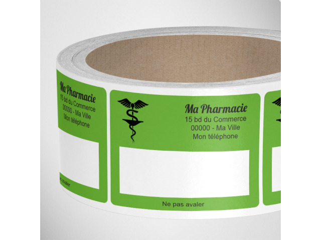 Étiquettes pharmacie