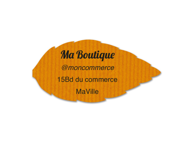 Forme feuille