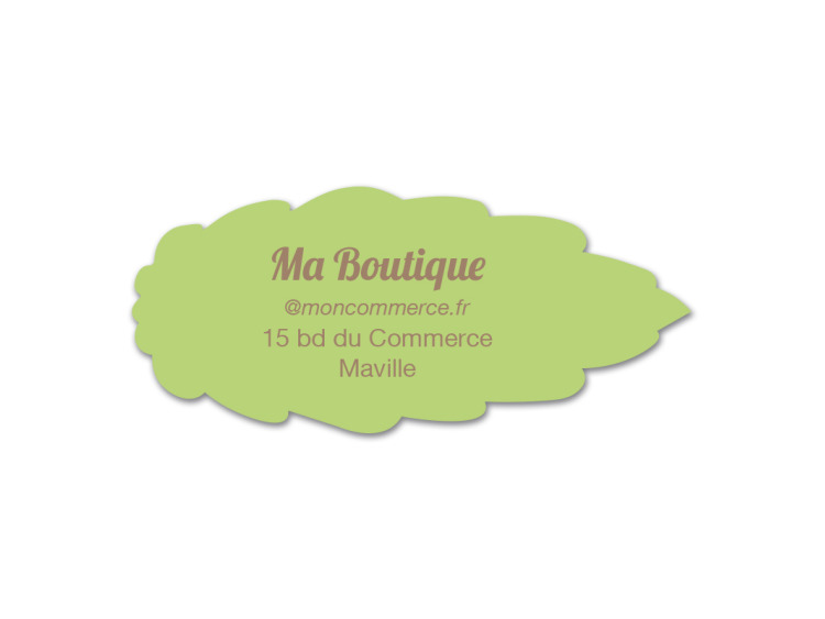 Forme feuille