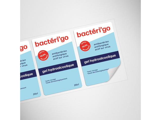 Papier Couché Dorsal Transparent