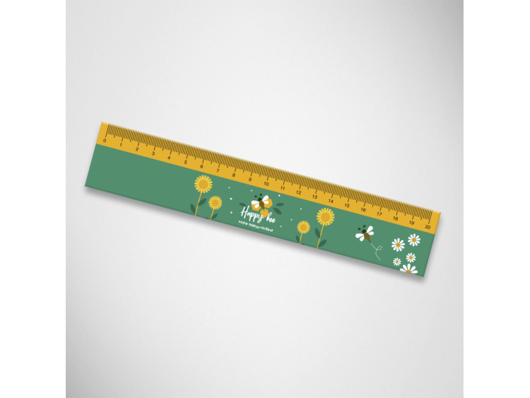 Règle publicitaire 20 cm - Recto seul